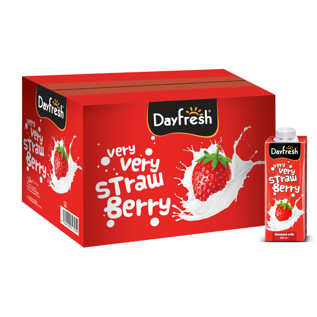 Strawberry Flavored Milk - 12 x 225ml