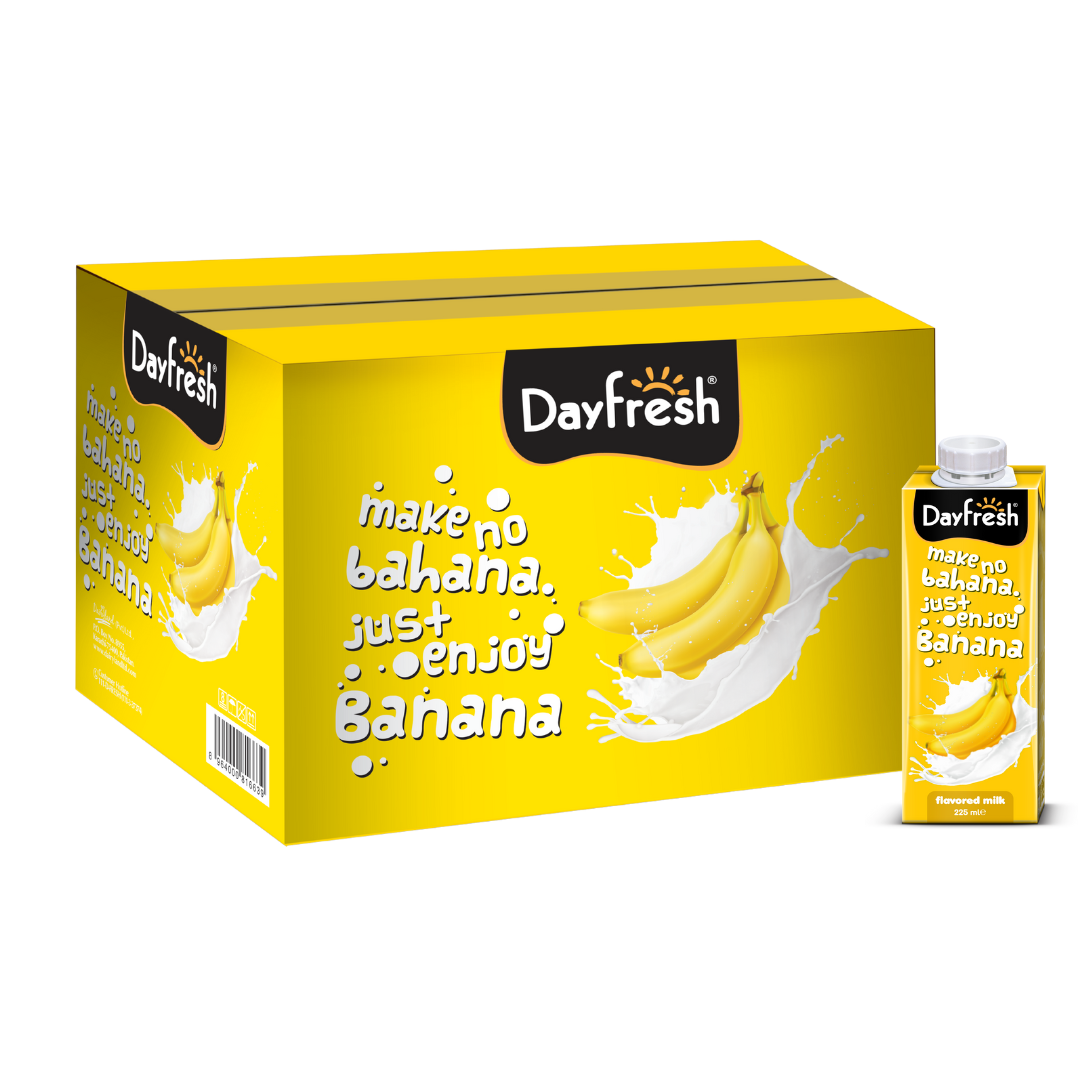 Banana Flavored Milk - 12 x 225ml