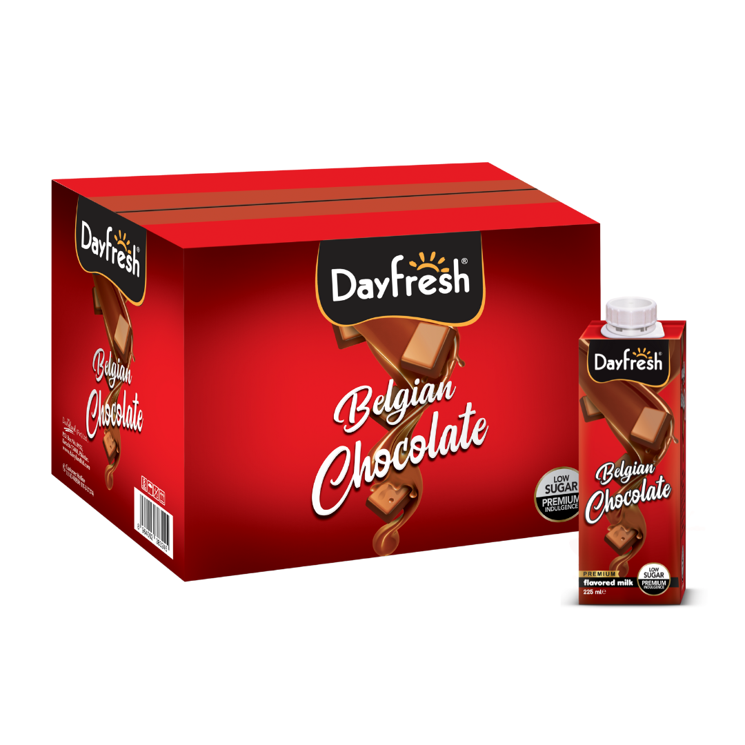 Premium Flavored Milk - Belgian Chocolate - 12 x 225ml