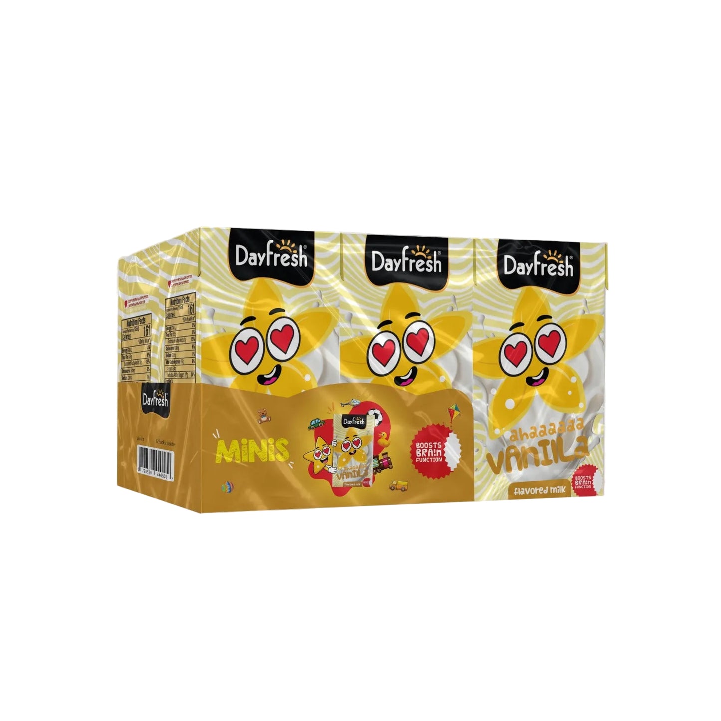 Vanilla Flavored Milk - 125ml x 6
